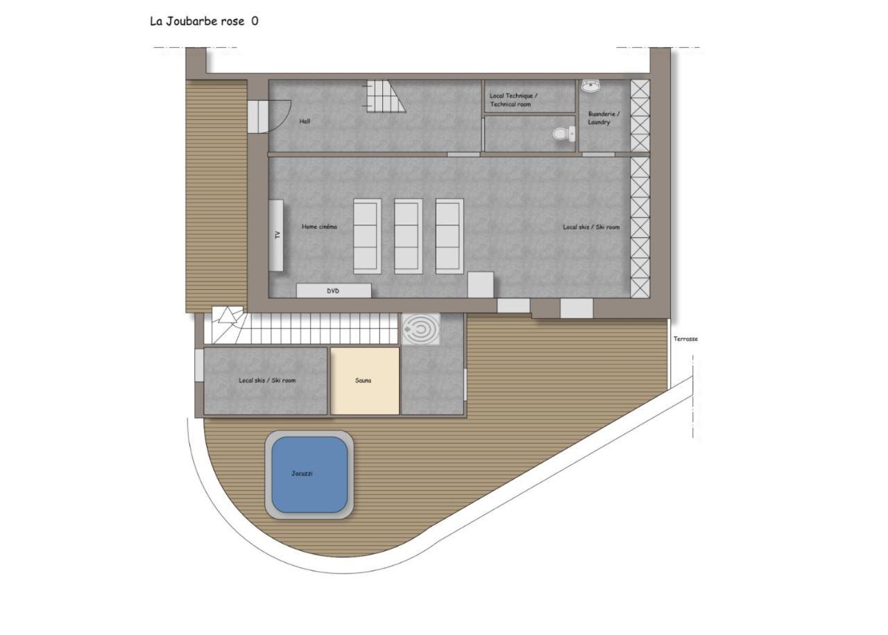 La Joubarbe Villa Saint-Martin-de-Belleville Eksteriør billede